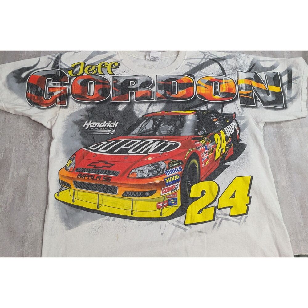 Nascar Jeff Gordon flames - Dupont Motorsports Chase Authentics XL